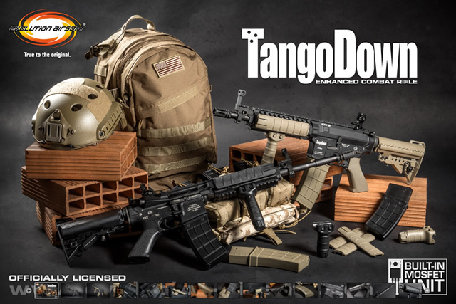 Tango Down ECR-5 ブラック with ETS Special Edition　電動ガン