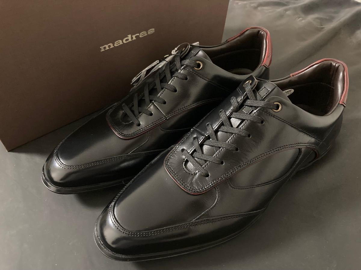 新品未使用Madrasマドラススニーカー M431 26.5cm本革本皮皮靴革靴定価