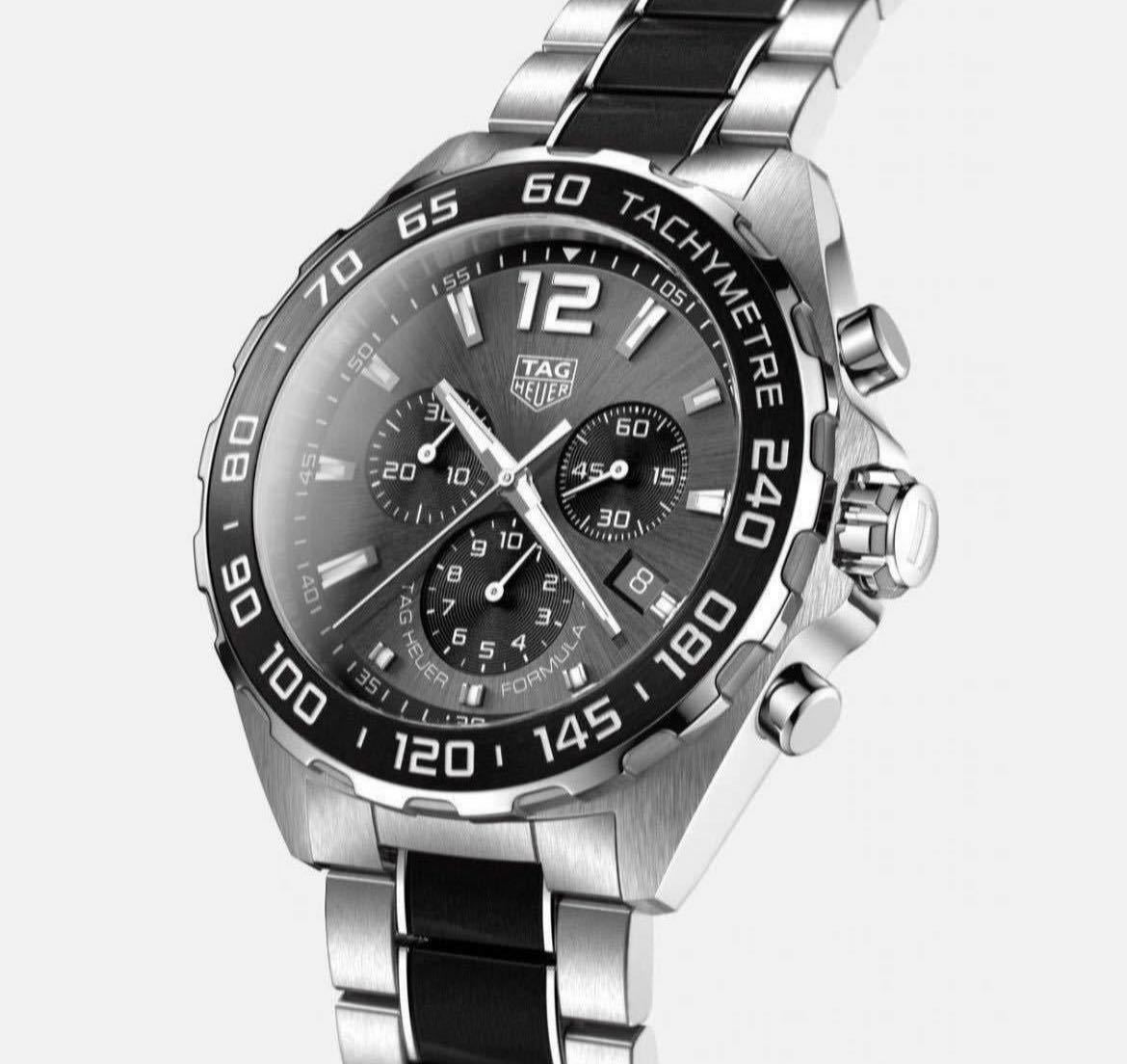 【新品未使用】タグ・ホイヤー フォーミュラ1 43mm TAG HEUER CAZ1011.BA0843 メンズ腕時計 シルバー グレー 文字盤　正規品　並行輸入品_画像1