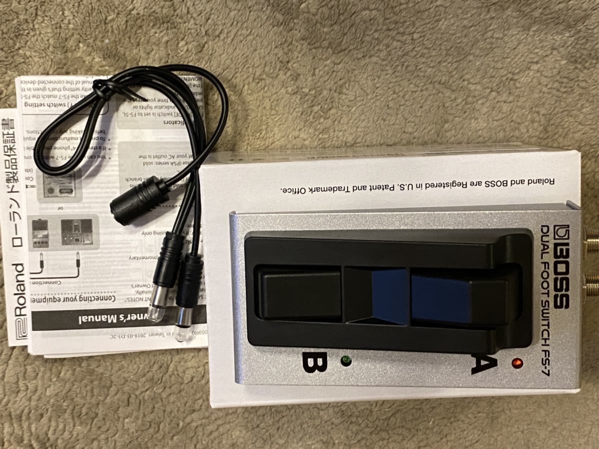 BOSS EV-30 FS-7 フットスイッチ gt-1000 coreにもエクスプレッション