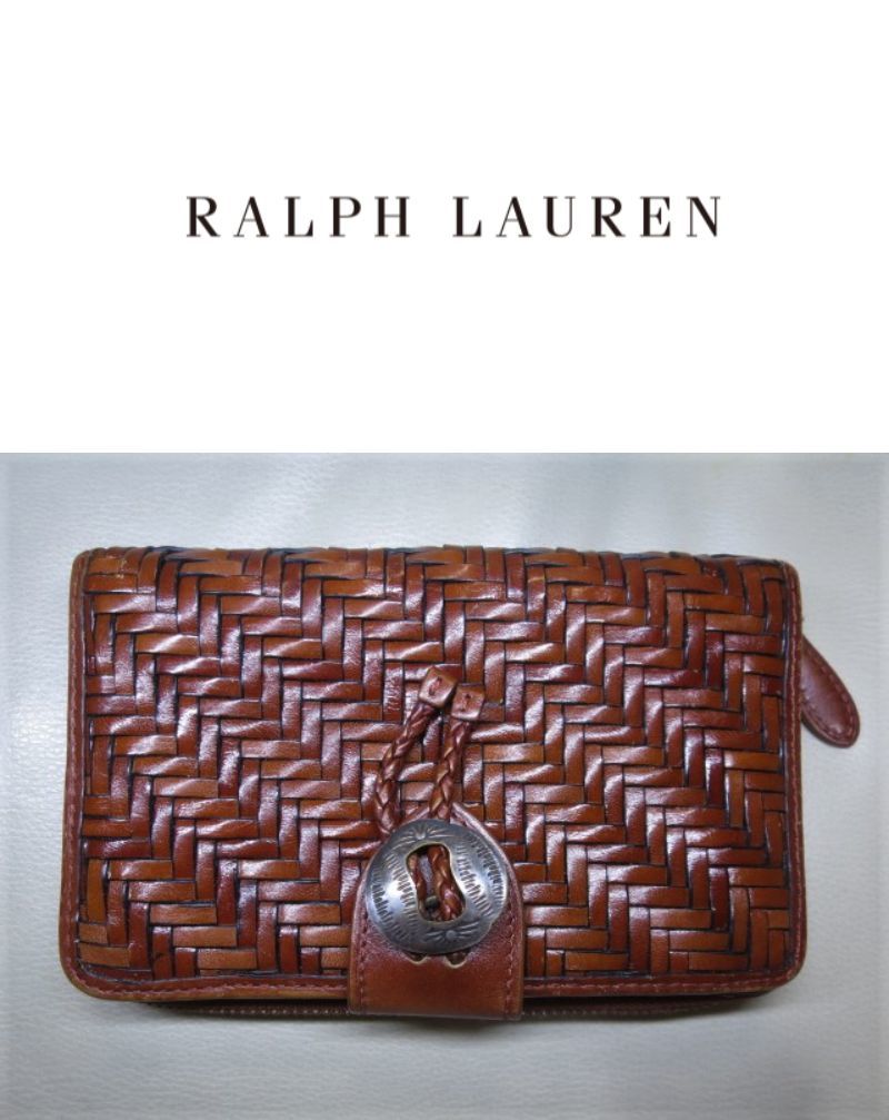 RALPH LAUREN ラルフローレン ネイティブ コンチョ レザー RALPH LAUREN ラルフローレン ネイティブ コンチョ レザー