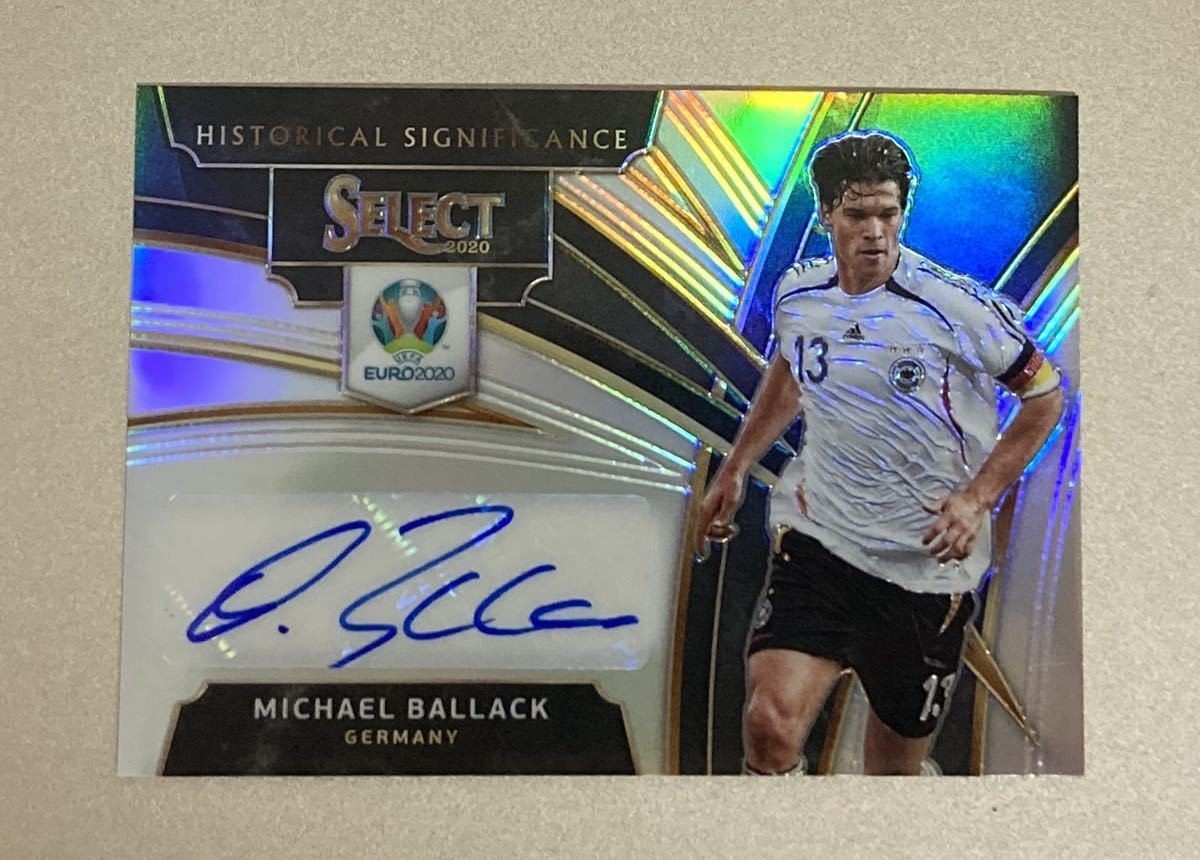 ドイツ代表 ミュンヘン チェルシー ミヒャエル・バラック 直筆サイン 2020-21 Select Euro MICHAEL BALLACK HAuto Autograph_画像1