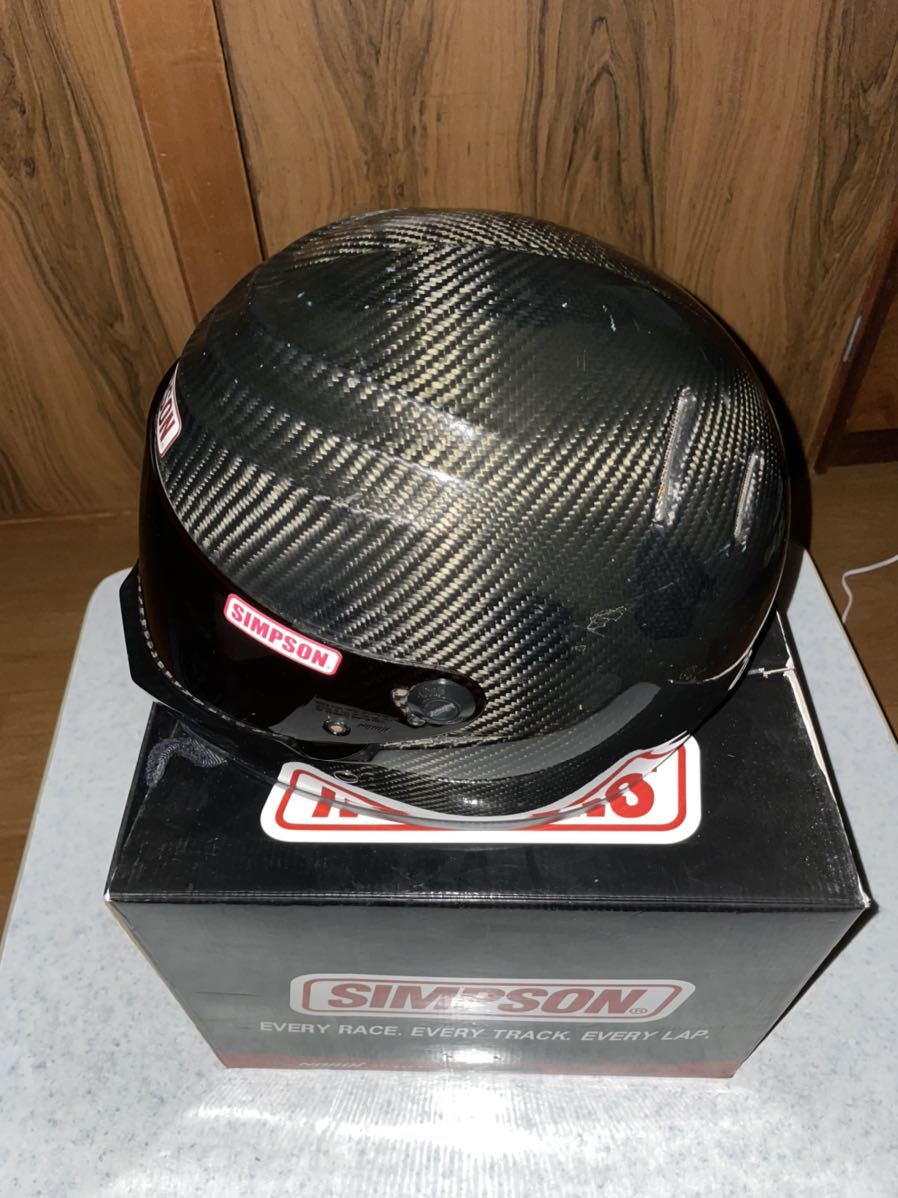 シンプソンSIMPSON /OUT LOWアウトローカーボンヘルメット売り切り！_画像4