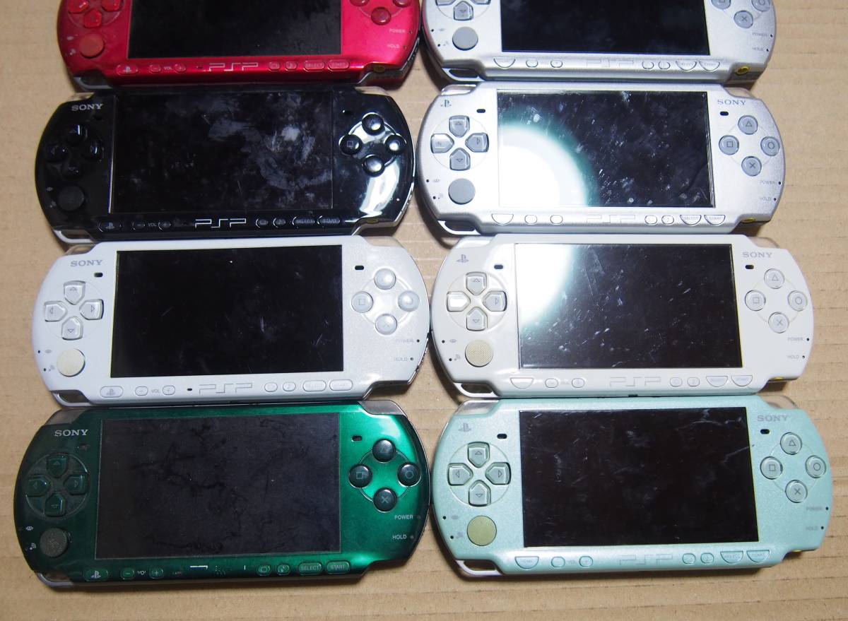 SONYソニー PSP-3000・2000 本体 色々10台 中古難有ジャンク品