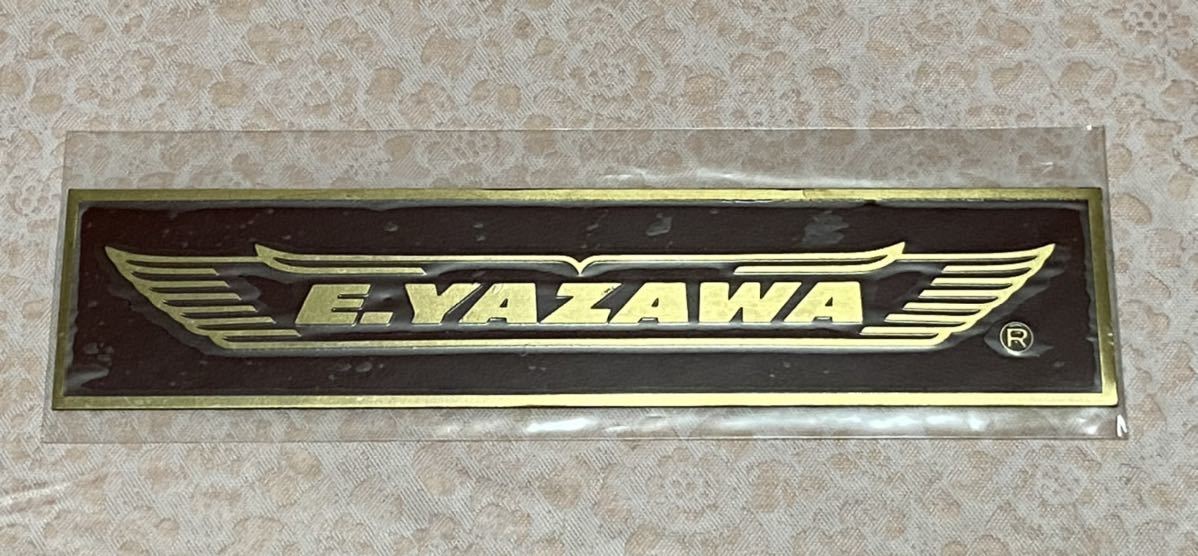 ☆矢沢永吉☆E.YAZAWA☆プレートステッカー☆3枚セット☆30年前越えの