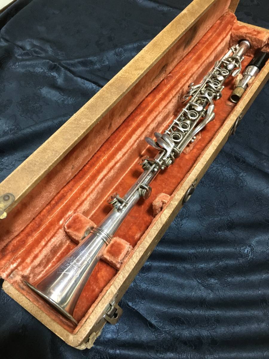大好き 【希少】Pedler Hoosier 銀メッキ メタルクラリネット 管楽器