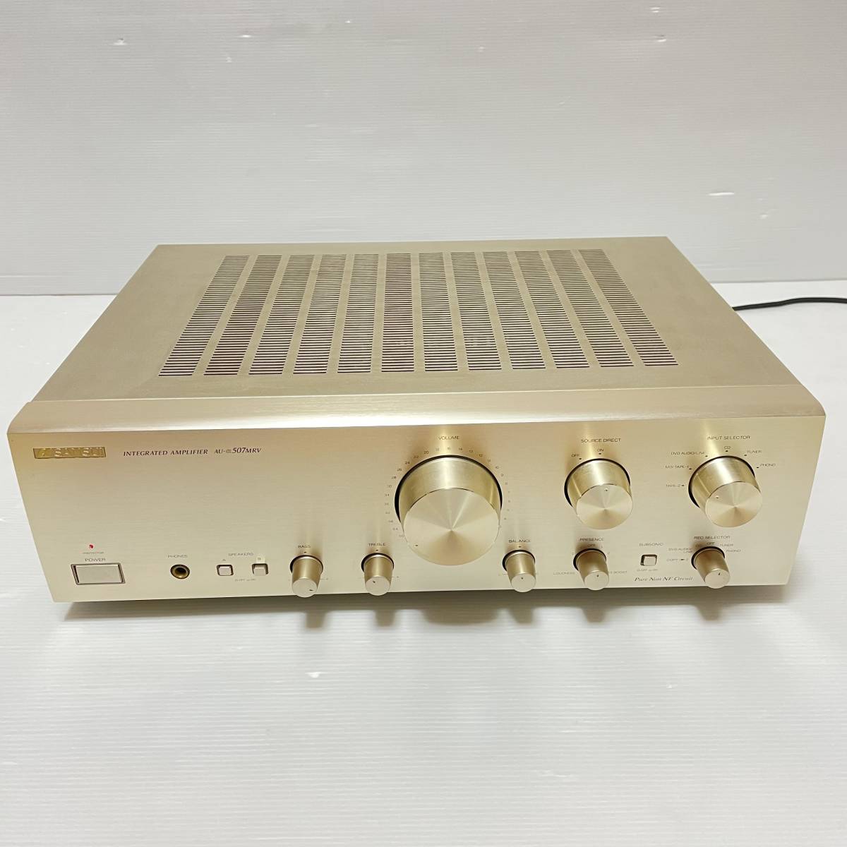 有名人芸能人】 Sansui 山水 AU-α507 インテグレーテッドアンプ