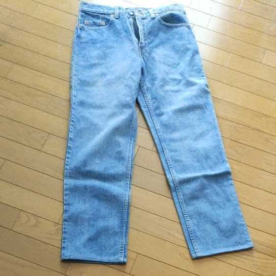 米国製.Levi's510.91年8月度.VINTAGE.DENIM.JEANS.赤文字.510.MADE.IN.USA.裏ボタン525．515-0217.W32インチ.501XX.503B.505.550.560._画像1