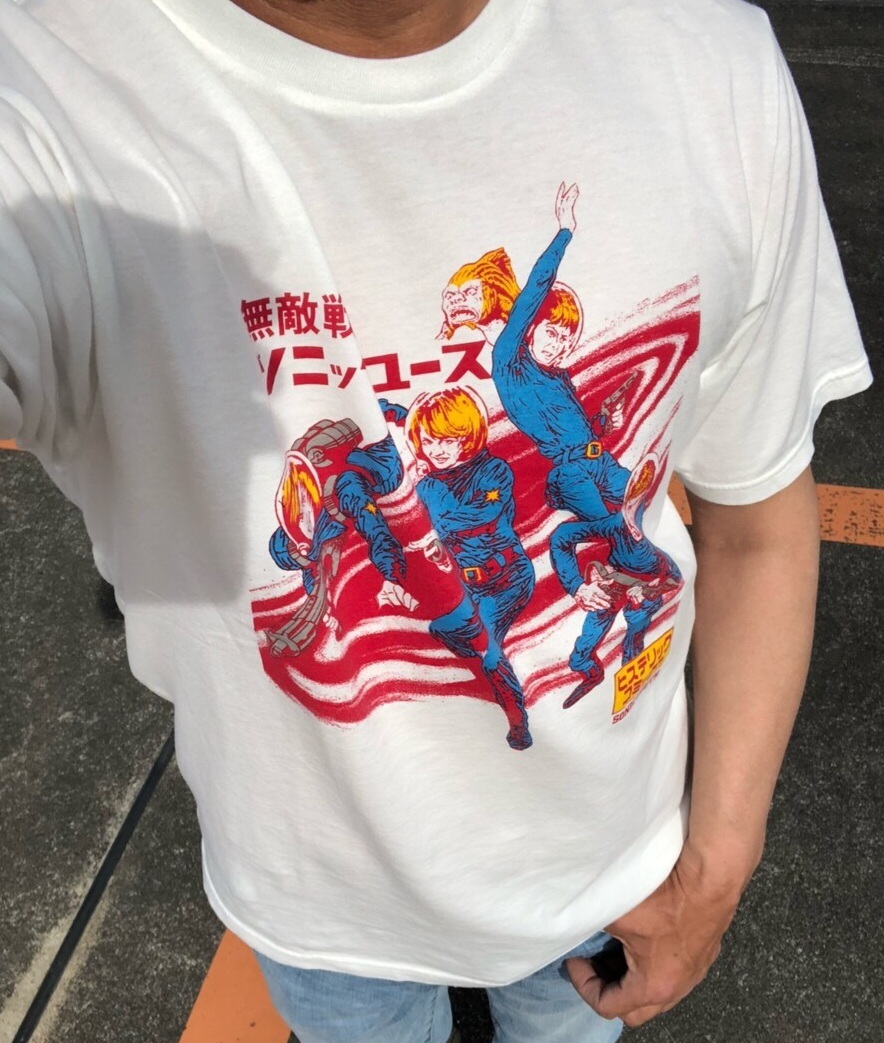 ヒステリックグラマー SONIC YOUTH/STAR POWER Tシャツ-