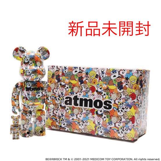 [ new goods unopened ]MEDICOM TOY BE@RBRICK atmos EMOJI 100% & 400% 20FW-Smeti com toy Bearbrick a Tomos emo ji100% & 400%