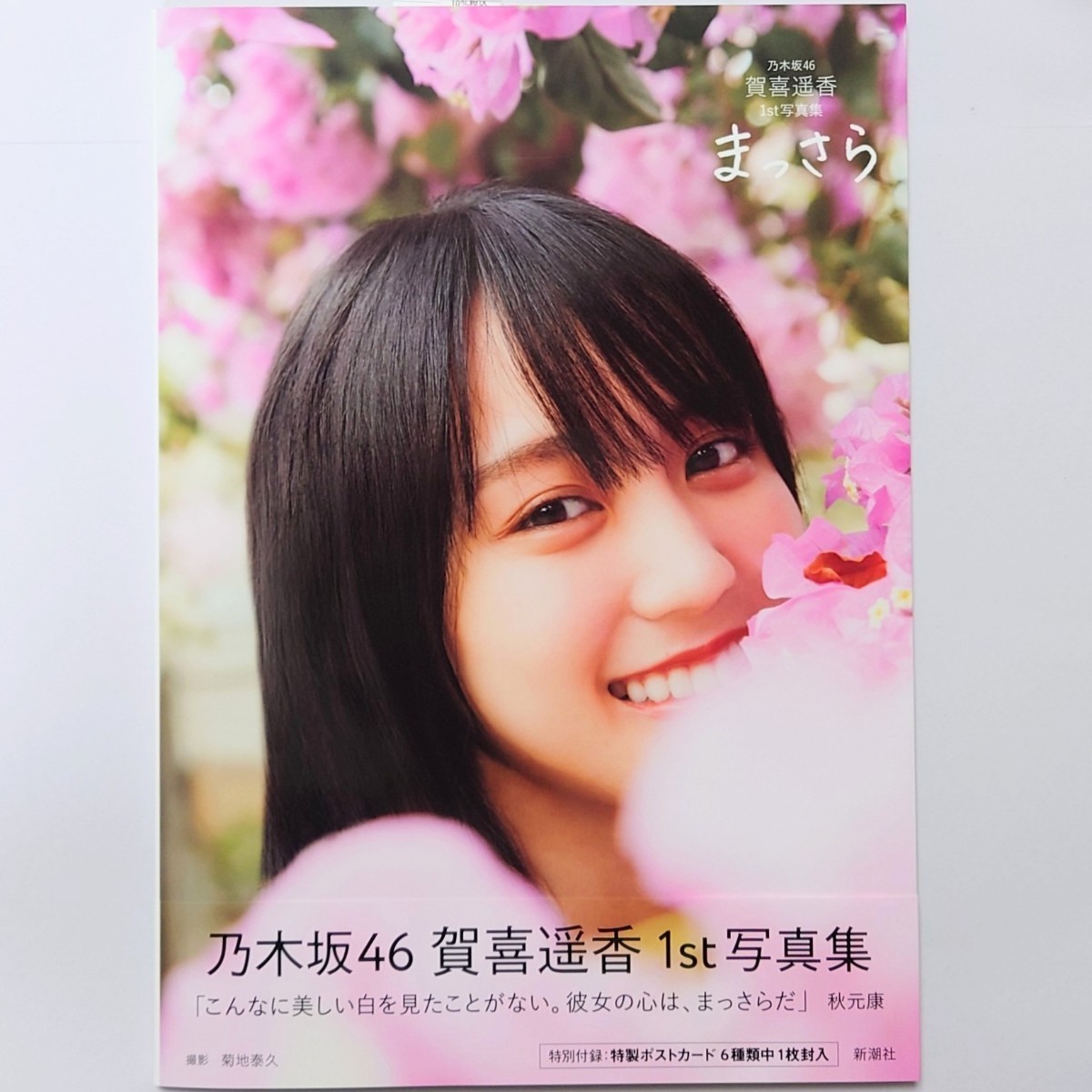 賀喜遥香 1st 写真集「まっさら」 開封済み 未読品 _ 乃木坂46 :::::,..