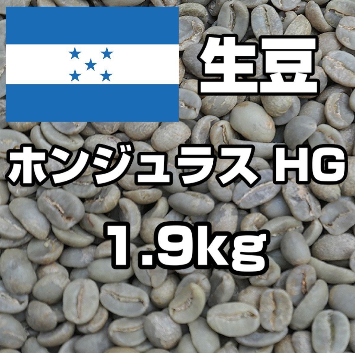 【コーヒー生豆】ホンジュラス HG  1.9kg　 ※送料無料！！