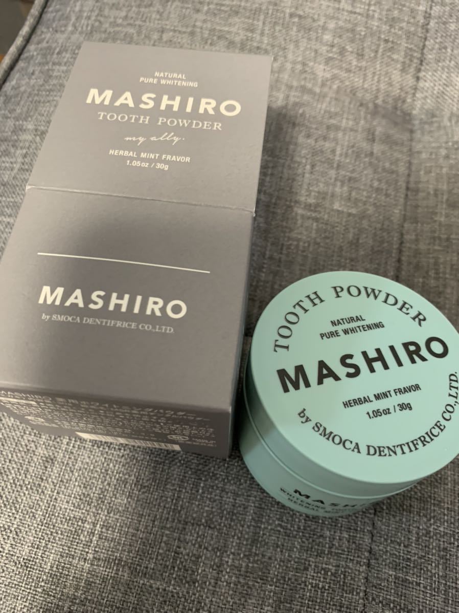 MASHIRO 薬用ホワイトニングパウダー　ハーブミント　歯磨き粉　マシロ　_画像1