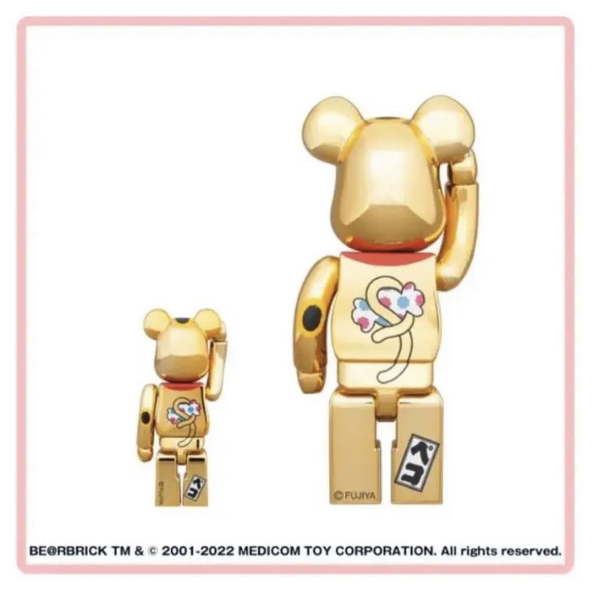 BE@RBRICK 招き猫 ペコちゃん 100%400%