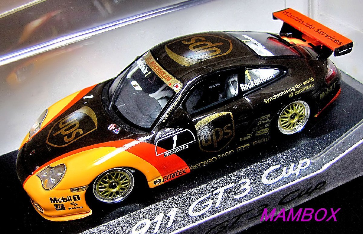 【フリマ】PM☆1/43 WAP02009713 ポルシェ 911 GT3 カップ UPS 特注モデル箱難有_画像1