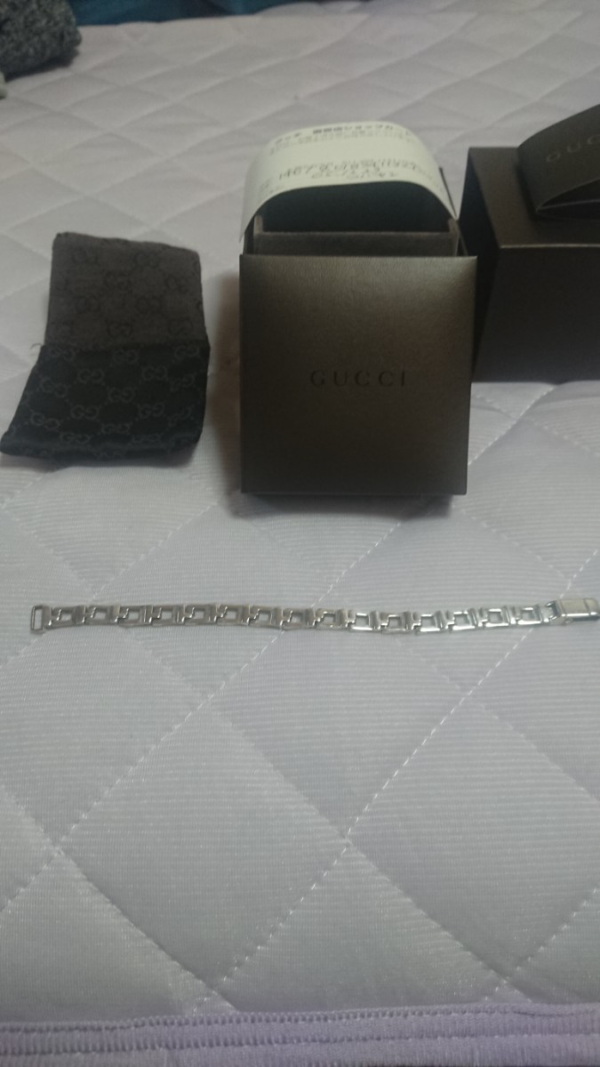 廃盤品美品】GUCCIブレスレット保証書あり | noonanwaste.com