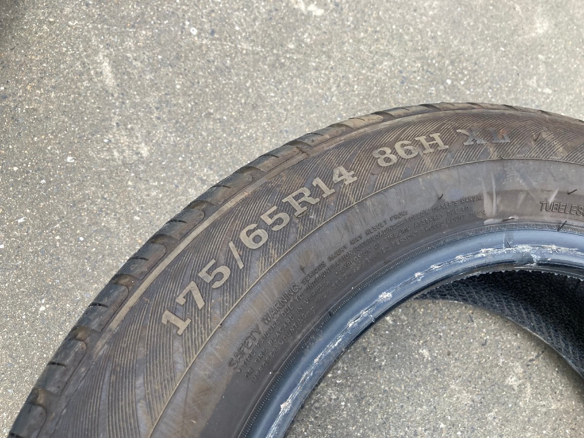 RADAR　RIVERA　PRO　１７５/６５ Ｒ１４ ８６H タイヤ２本セット 中古 ２０２０年製　4661_画像6