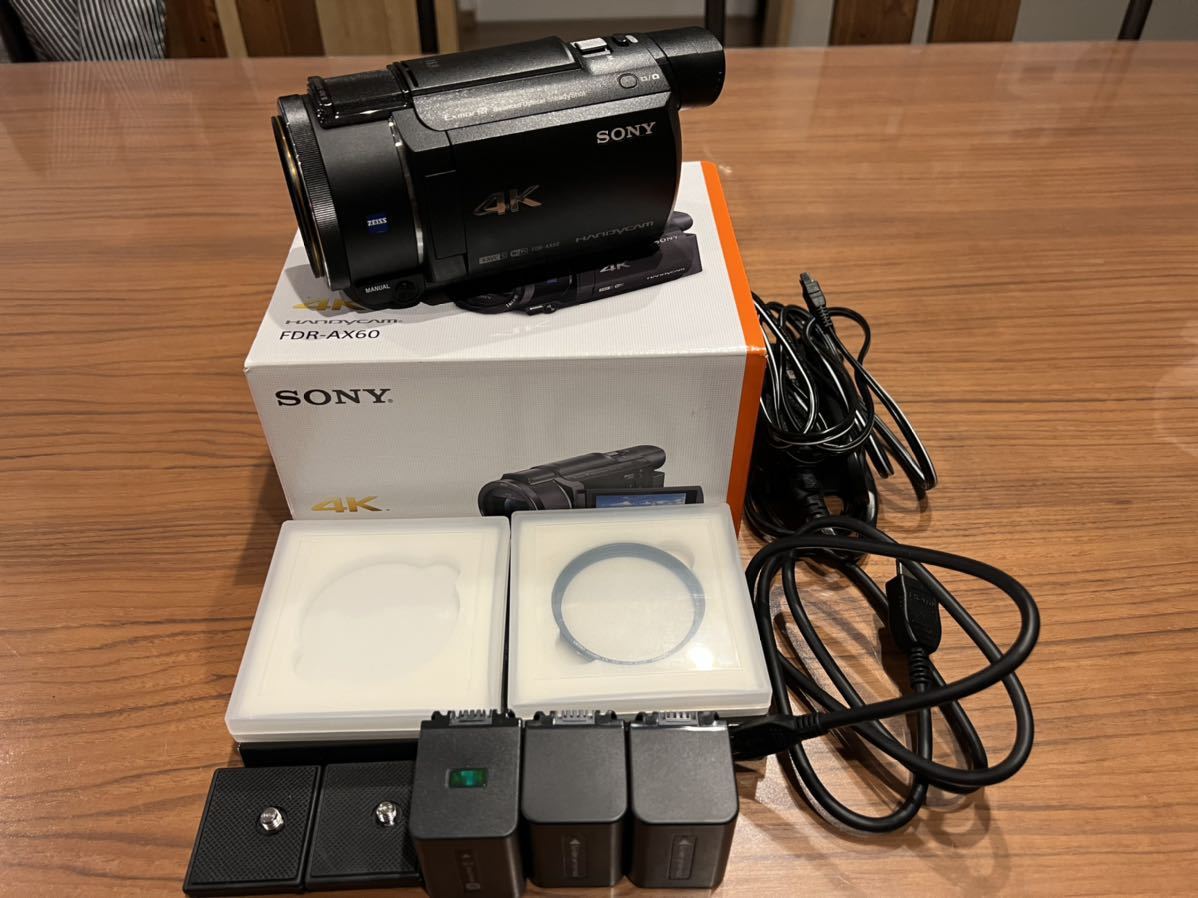 美品 SONY FDR-AX60 4Kビデオカメラ 使用回数4回 www.nickstellino.com