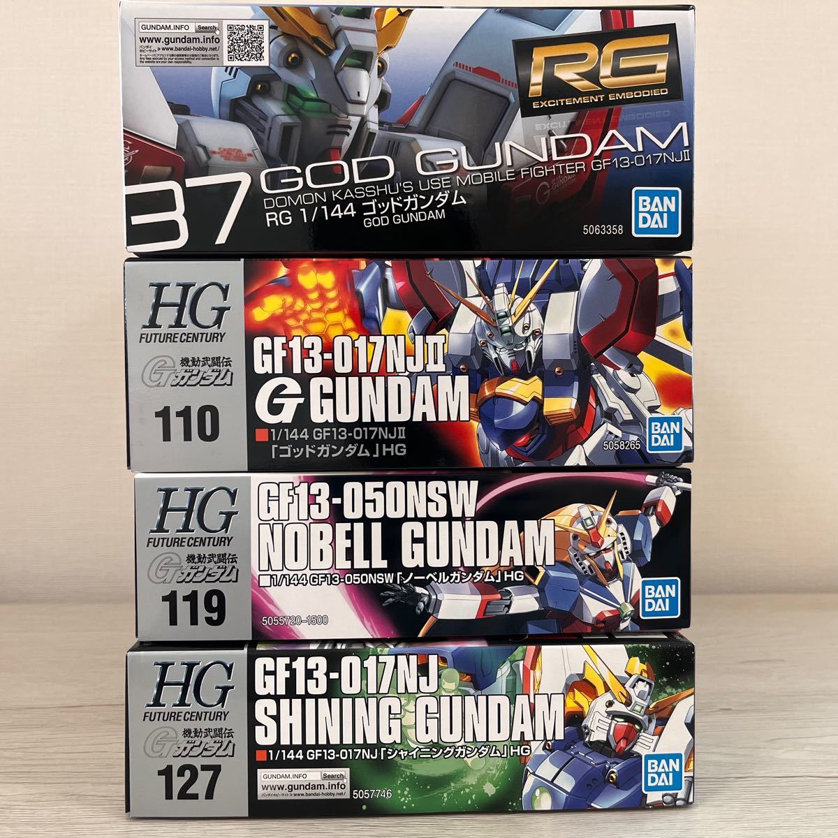 Gガンダム』1/144 ガンプラセット(RG ゴッドガンダム、HG ゴッド