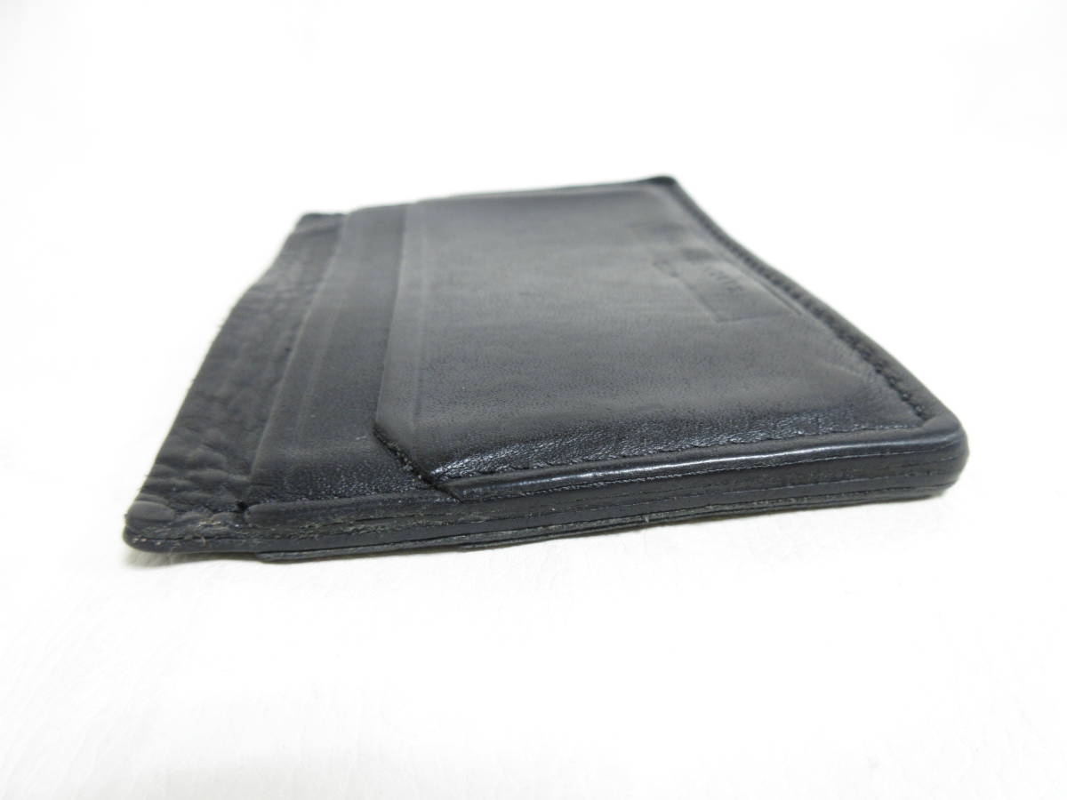 9993◆【SALE】asos レザー カードケース/名刺入れ ブラック MADE IN ENGLAND 英国 USED 中古の画像4