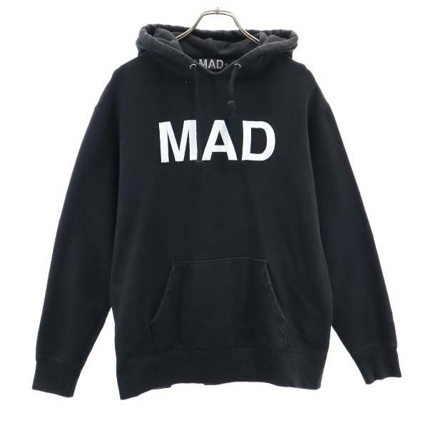 アンダーカバー 裏起毛 MAD スウェットパーカー XL 黒 UNDERCOVER