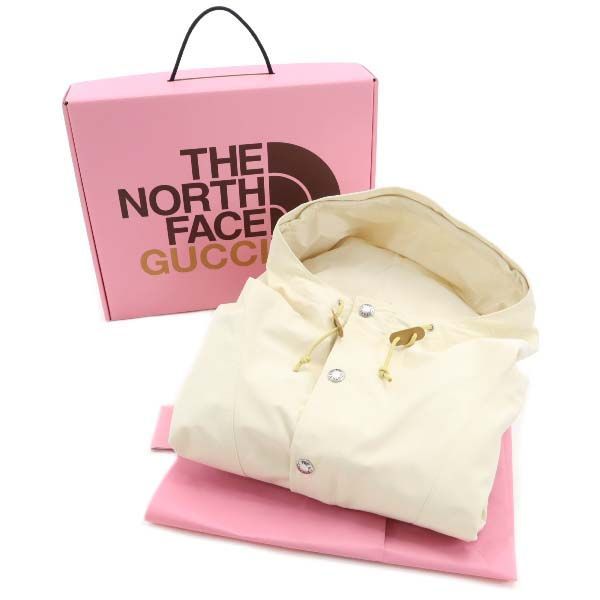 未使用 グッチ ザノースフェイス 4way アノラック マウンテンパーカー S クリーム GUCCI THENORTHFACE 限定コラボ メンズ 210115_未使用 グッチ ザノースフェイス 詳細1