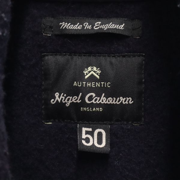 ナイジェルケーボン ウール100% コート 50 ネイビー系 Nigel Cabourn