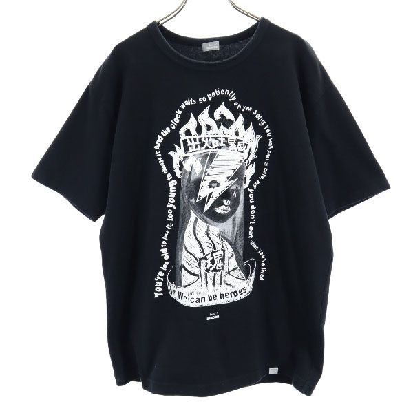 最安値で カラー ビーコン クルーネック 半袖 Tシャツ 3 黒 kolor