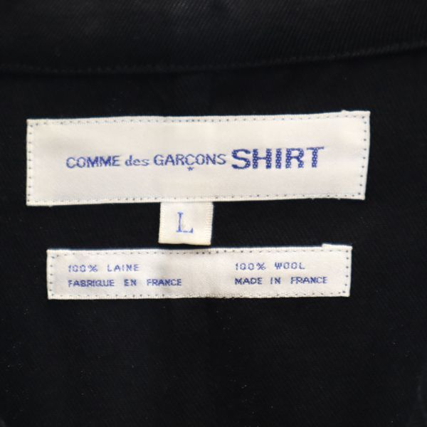 コムデギャルソン テーラードジャケット L 黒 COMME des GARCONS SHIRT