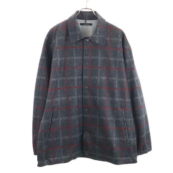 【期間限定送料無料】 L コーチジャケット チェック柄 FABRIC DOWN ジョンブル 未使用 グレー 200827 メンズ ダウンファブリック Johnbull その他 【期間限定送料無料】 L コーチジャケット チェック柄 FABRIC DOWN ジョンブル 未使用 グレー 200827 メンズ ダウンファブリック Johnbull その他