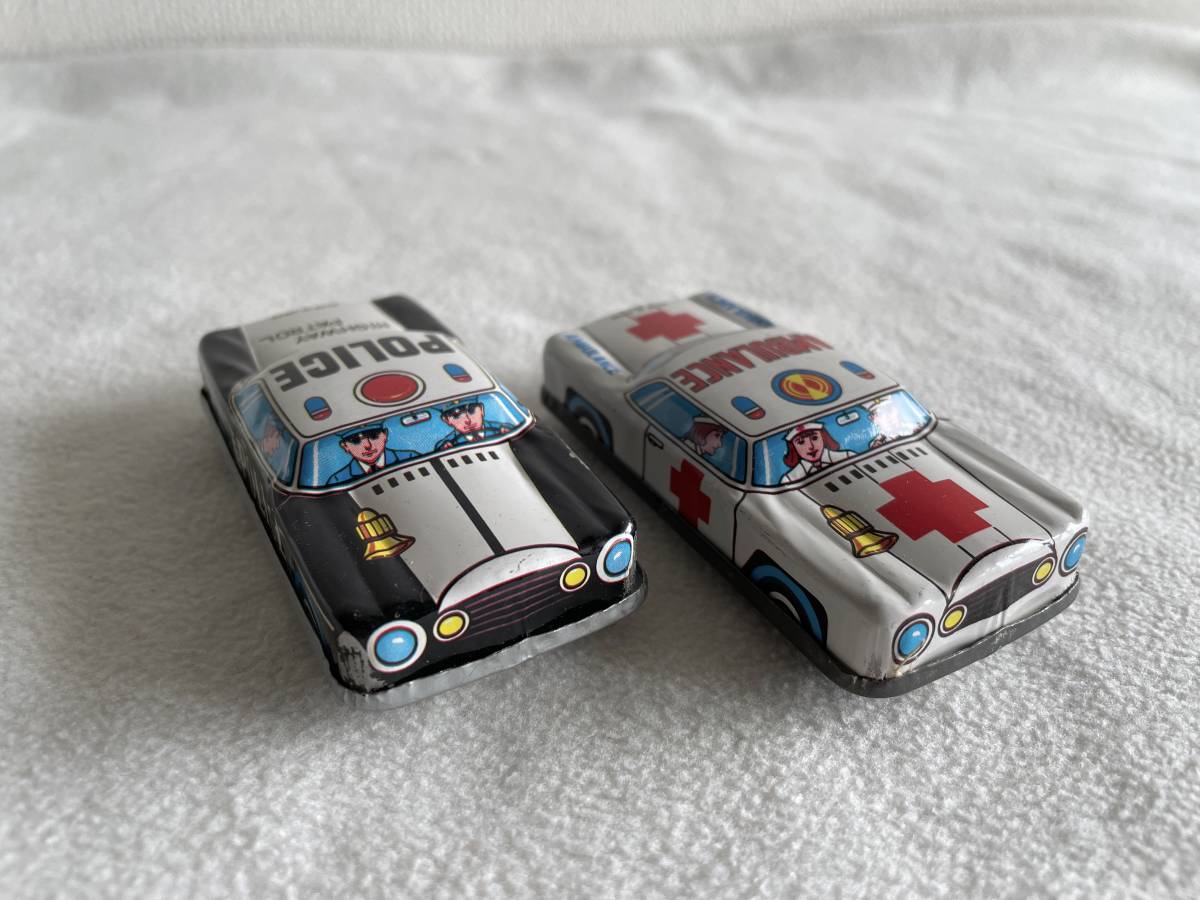 売れ筋商品 当時物 日本製 昭和レトロ ブリキ ミニカーセット 2台