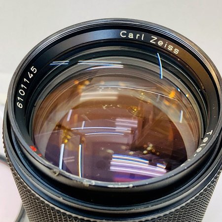 ●① Carl Zeiss 単焦点レンズ Tele Tessar T* 200mm F3.5 コンタックスマウント カールツァイス nkMB_画像3