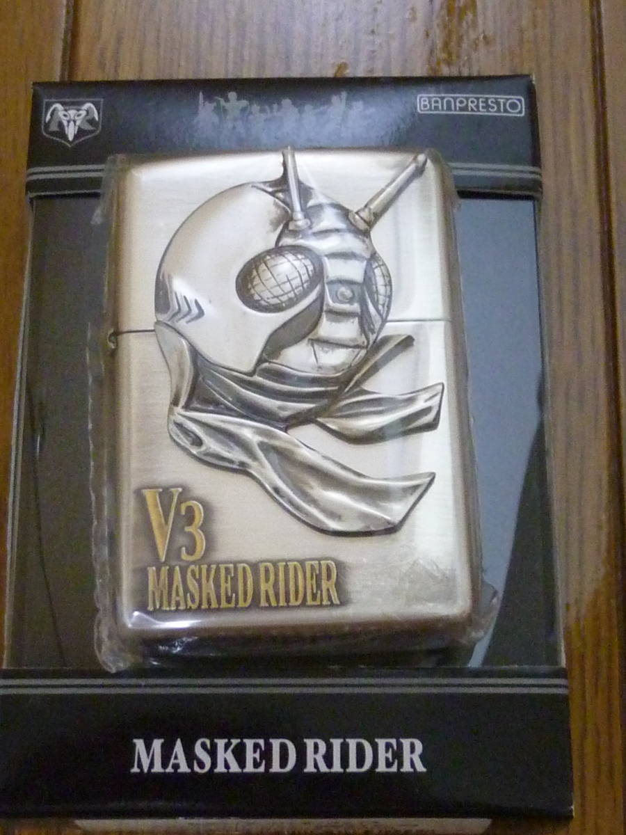 クーポン ヤフオク! - 未使用 ZIPPO ジッポー 仮面ライダー 仮面ライダ お店で人気の商品 仮面ライダーV3 限定ジッポ 未使用 雑貨