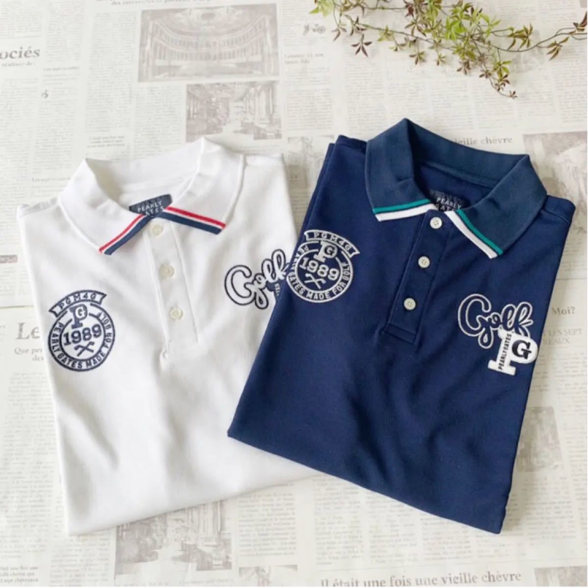 パーリーゲイツ☆半袖ポロシャツ白×5(L) cobbcaribe.com