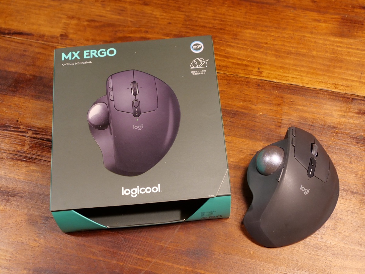 送料無料 中古 Logicool MX ERGO ロジクール ワイヤレストラックボール