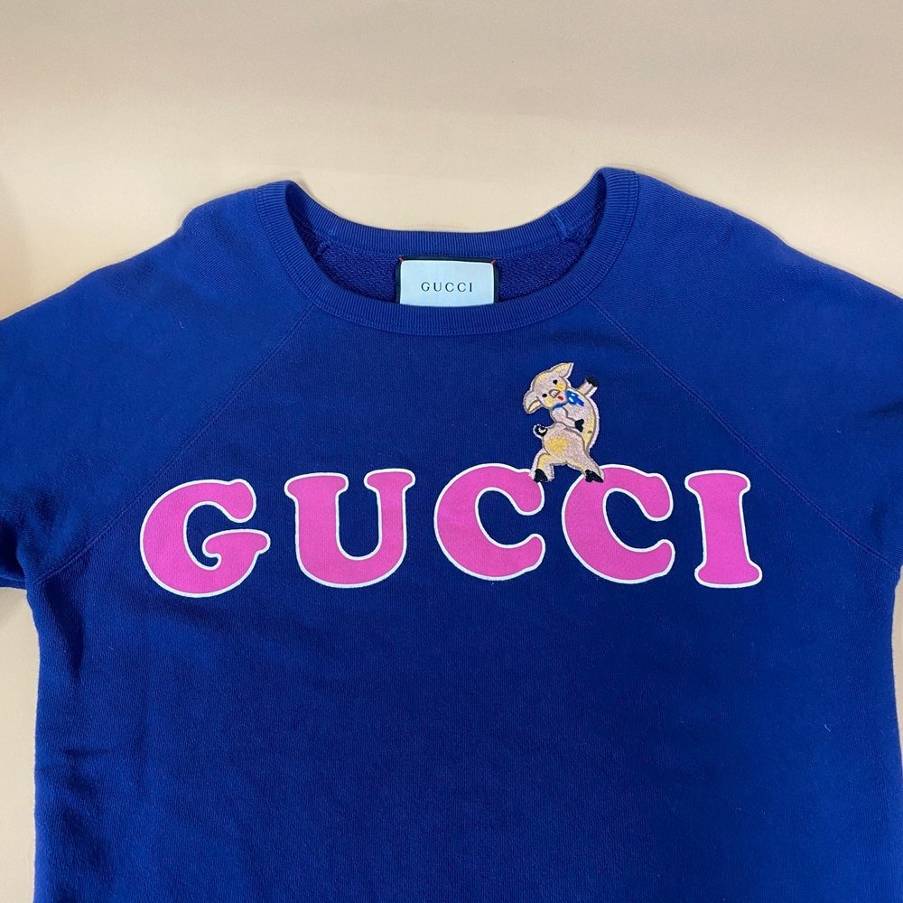 史上一番安い GUCCI ドットスウェット ロゴスウェット トレーナー ...
