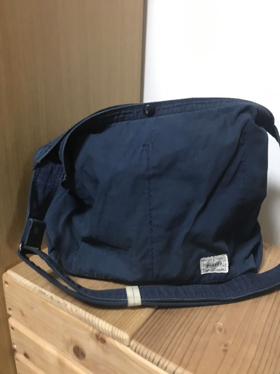 吉田カバン PORTER DEEP BLUE SHOULDER BAG