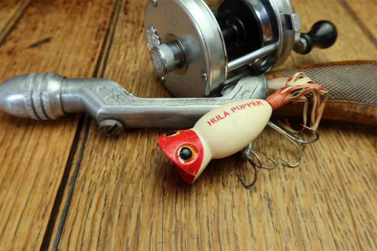 ARBOGAST HULA POPPER アーボガスト フラポッパー 5/8oz / HEDDON 道楽 ザウルス ZEAL バルサ50 ハトリーズ UMCO 昭和アングラーに_画像5