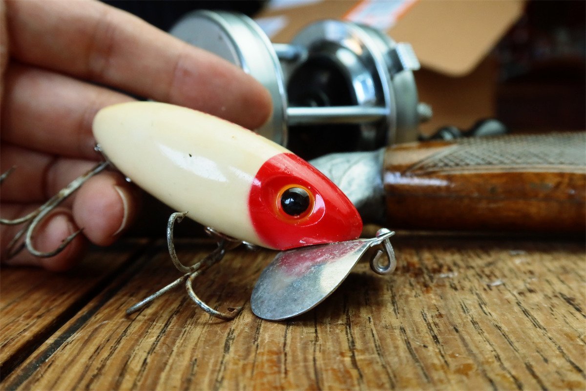 ARBOGAST JITTERBUG アーボガスト ジッターバグ / HEDDON ABU 道楽 ZEAL ハトリーズ バルサ50 FENWICK UMCO 全盛昭和時代釣り人に！_画像2