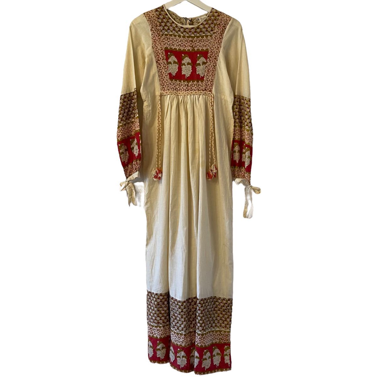 Ethnic pattern cotton print long Dress