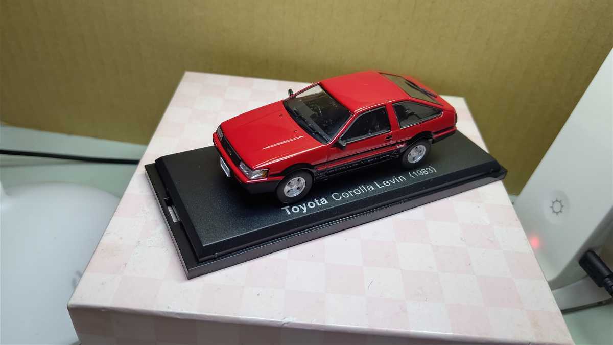 100円スタート Toyota Corolla Levin 1983年 トヨタ カローラ レビン スケール 1/43 国産名車コレクション_画像2