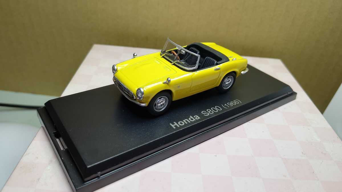 100円スタート Honda S800 1966年 ホンダ S800 スケール 1/43 国産名車コレクション_画像2
