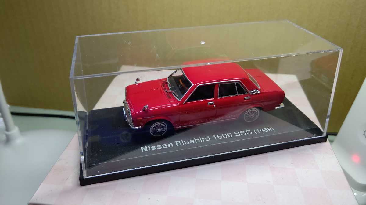 100円スタート Nissan Bluebird 1600 SSS 1969年 日産 ブルーバード SSS スケール 1/43 国産名車コレクション_画像10