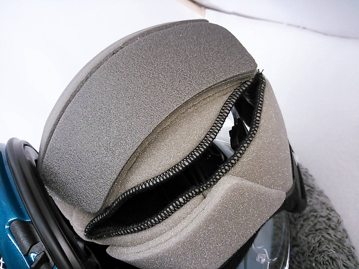 【送料無料】使用極わずか 美品 2020年製 SHOEI ショウエイ Glamster グラムスター ラグナブルー XLサイズ フルフェイスヘルメットの画像6