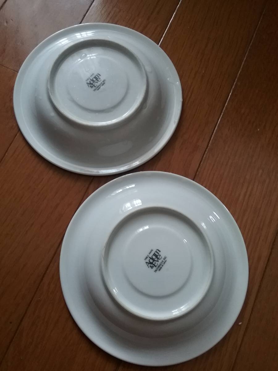 Table Ware Adam &EveTachikichi Inc. MADE IN JAPAN たち吉 陶磁器 器 陶芸 伝統 工芸 工藝直径145mm二個セット_画像2