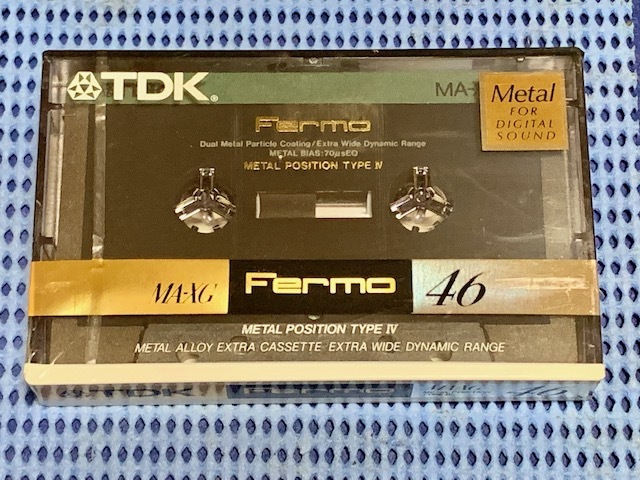 希少】TDK 高性能メタルカセットテープの最終モデル MA-XG FERMO 46 ...