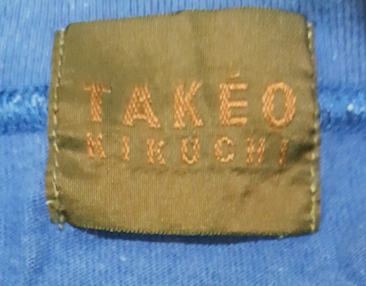 TAKEO KIKUCHI タケオキクチ Tシャツ 刺繍ゴロ 日本製！