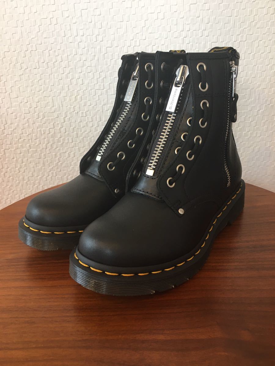 23.0cm（UK4）｜ Dr.Martens ドクターマーチン 1460 TWIN ZIP 8ホール ブーツ 27629001 2ジップ レースアップ 2WAY (新品)(即決)(正規品)_23.0cm（UK4）