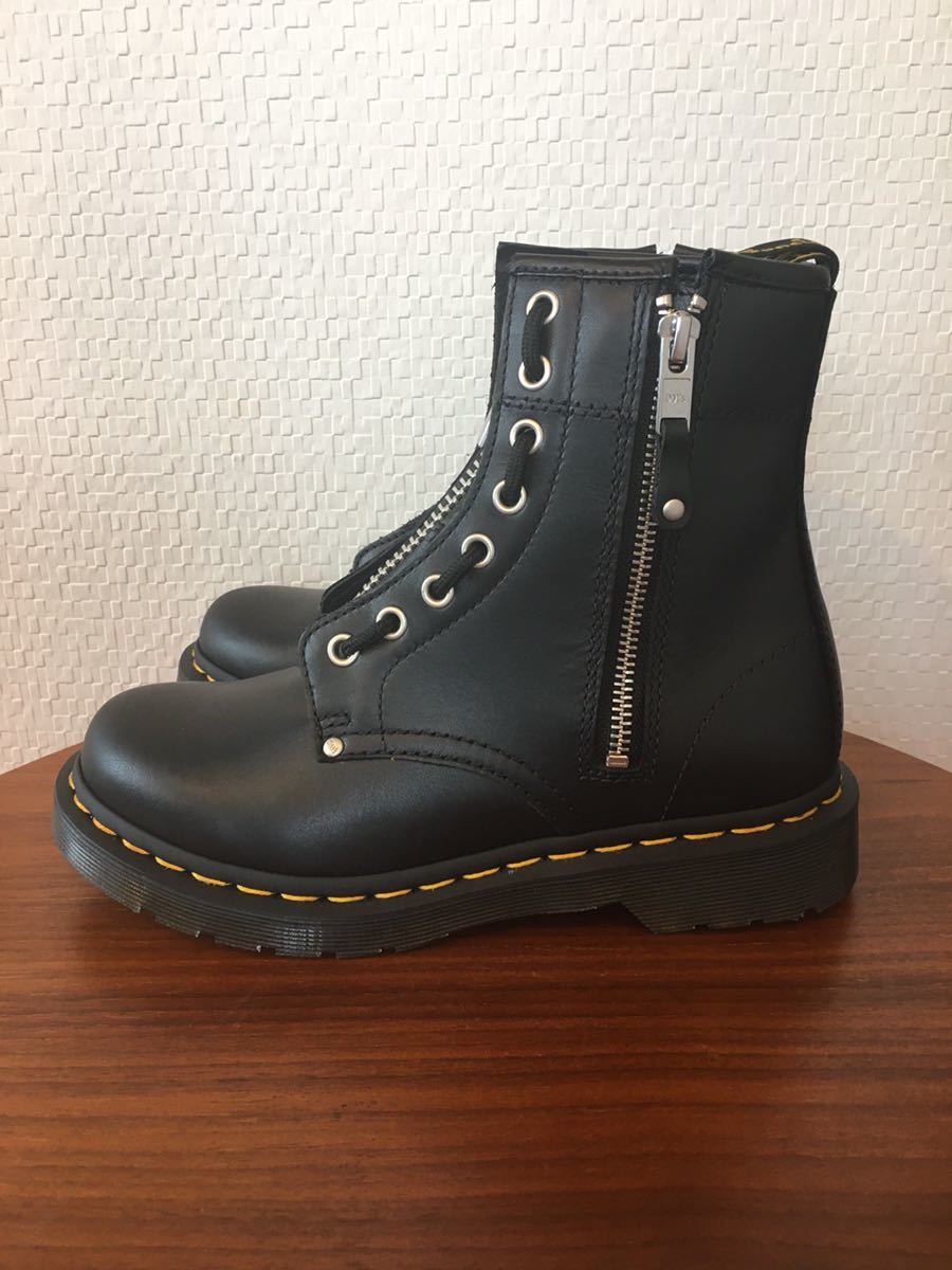 23.0cm（UK4）｜ Dr.Martens ドクターマーチン 1460 TWIN ZIP 8ホール ブーツ 27629001 2ジップ レースアップ 2WAY (新品)(即決)(正規品)_画像2