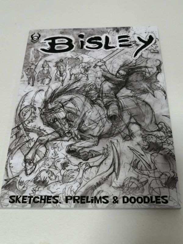 絶版・希少本 Simon Bisley Sketch & Doodle book 2021 Art Book